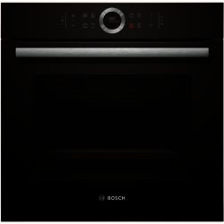 Bosch Serie 8 HBG634BB1B Built In Single Oven in Black